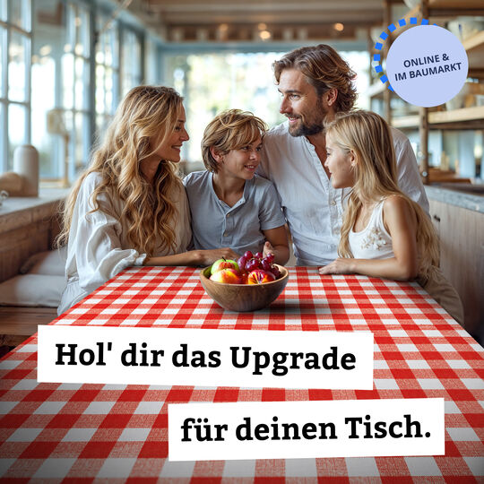 Tischdecke Manhattan Avanti rot-weiß image number null